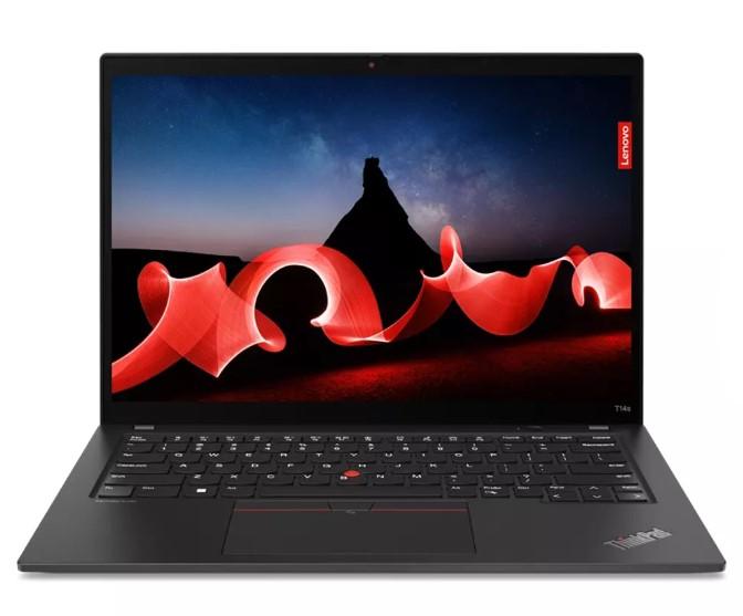 Лаптоп Lenovo ThinkPad T14s Gen 4, Intel Core i5-1335U 1.3/4.6GHz, 14" (35.56cm) WUXGA Anti-Glare, 16GB LPDDR5X, 512GB SSD NVMe, Windows 11 Pro