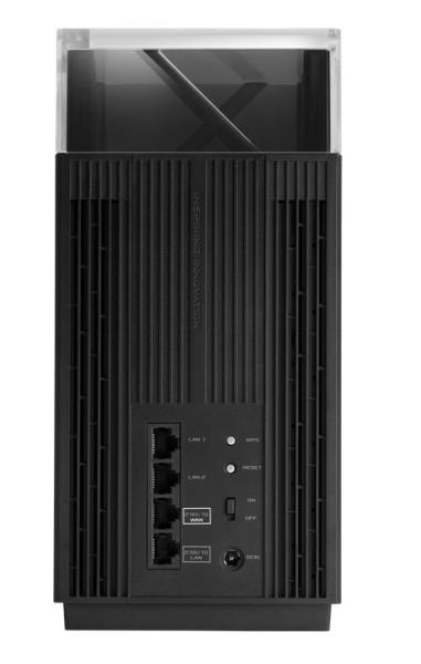 ASUS ZenWiFi Pro XT12, AX11000 Whole-Home Tri-band Mesh WiFi 6 System 802.11 a/b/g/n/ac/ax, 1 модул, черна