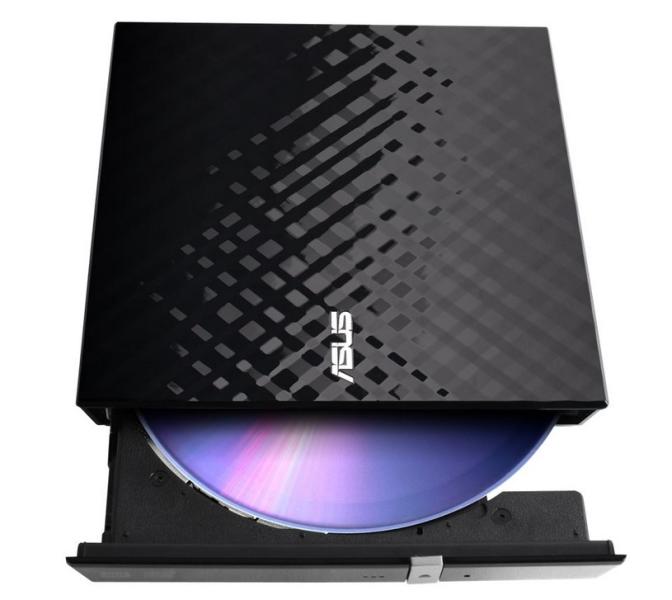 Оптично устройство ASUS SDRW-08D2S-U Lite ext.Slim DVD Writer 8x DVD±R 6x DVD±R DL 5x DVD-RAM USB 2.0