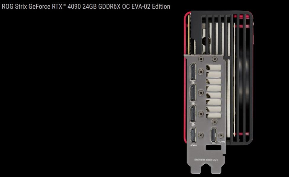 Видео карта ASASUS ROG STRIX RTX 4090 EVA 02 Edition, 24GB OC GDDR6X, 384-bit, 3xDP, 2xHDMI 