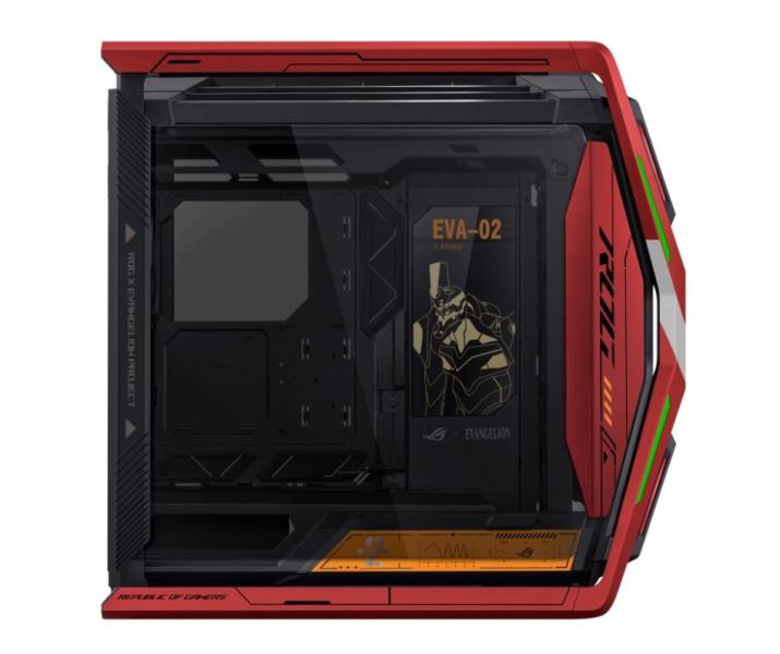 Кутия ASUS ROG Hyperion EVA-02 PC, 4 x USB 3.2Gen1, 1 x USB 3.2 Gen2 Type-C, EATX / ATX / Micro-ATX / Mini-ITX