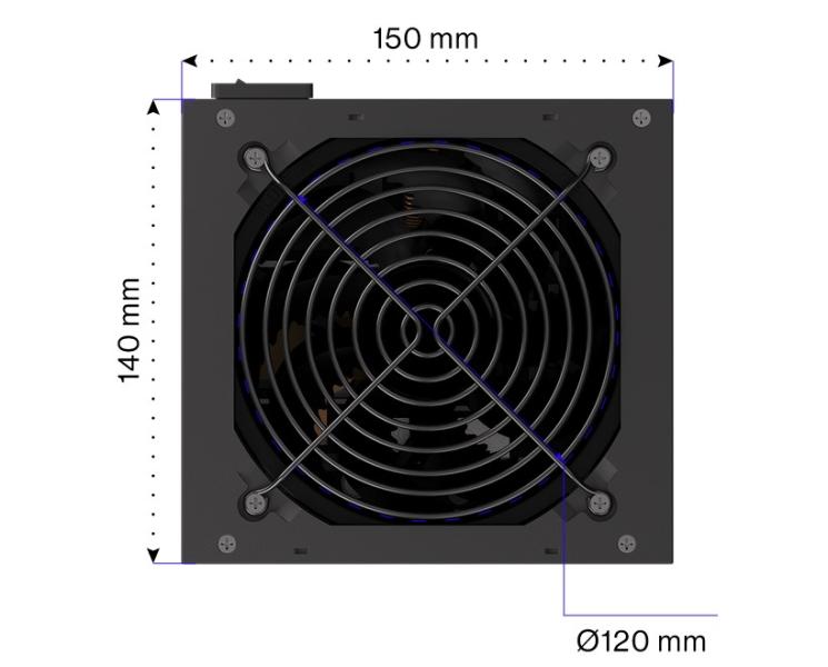 Захраване Endorfy Supremo FM5, 850W, Active PFC, 80 Plus Gold, 120mm вентилатор