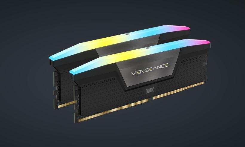 Памет Corsair VENGEANCE RGB, 32GB (2x16GB), DDR5 4800MHz, 1.25V