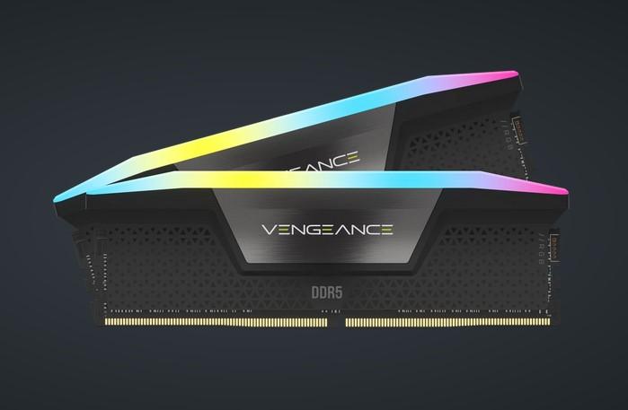 Памет Corsair VENGEANCE RGB, 32GB (2x16GB), DDR5 4800MHz, 1.25V