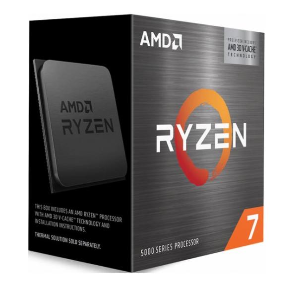 Процесор AMD Ryzen 7 5700X3D 8C/16T (3.0/4.1GHz Boost,100MB,65W,AM4) Box, без охлаждане