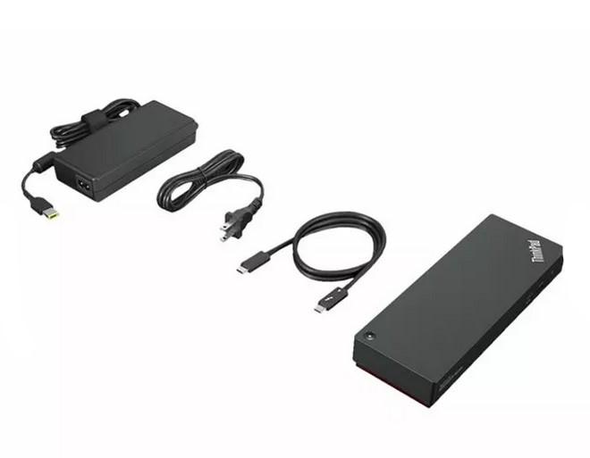 Докинг станция LENOVO ThinkPad Universal Thunderbolt 4 Smart Dock, Thunderbolt 4 към 1x USB C, 4x USB A, 2x DisplayPort, 1x HDMI, 1x AUX, 1x RJ45, черна