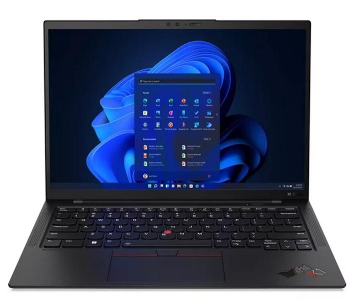 Лаптоп Lenovo ThinkPad X1 Carbon, Intel Core i7-1355U 10C (1.7/5.0GHz), 14" (35.56 cm) WUXGA IPS дисплей (Thunderbolt 4), 16GB LPDDR5, 512GB SSD NVMe, 1x USB 3.2, Windows 11 Pro