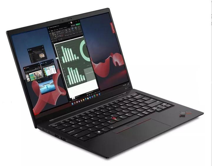 Лаптоп Lenovo ThinkPad X1 Carbon, Intel Core i7-1355U 10C (1.7/5.0GHz), 14" (35.56 cm) WUXGA IPS дисплей (Thunderbolt 4), 16GB LPDDR5, 512GB SSD NVMe, 1x USB 3.2, Windows 11 Pro