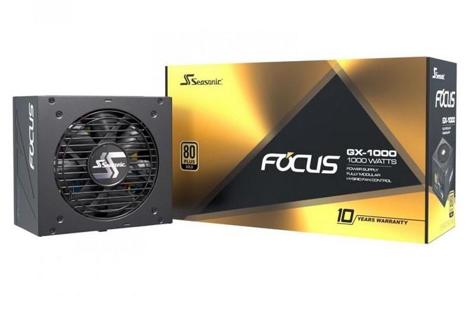 Захранване SEASONIC FOCUS GX-1000 1000W, 80+ Gold, Fully Modular