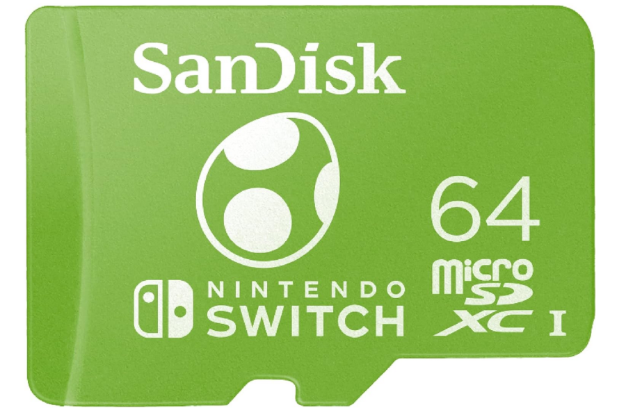 Карта памет SanDisk Nintendo MicroSDXC UHS-I card for Nintendo Switch, Yoshi Edition 64GB