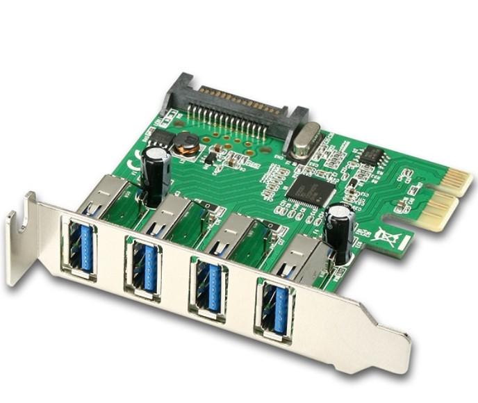 Контролер Axagon PCEU-43R PCI-Express card, 4x USB 3.1 Gen 1