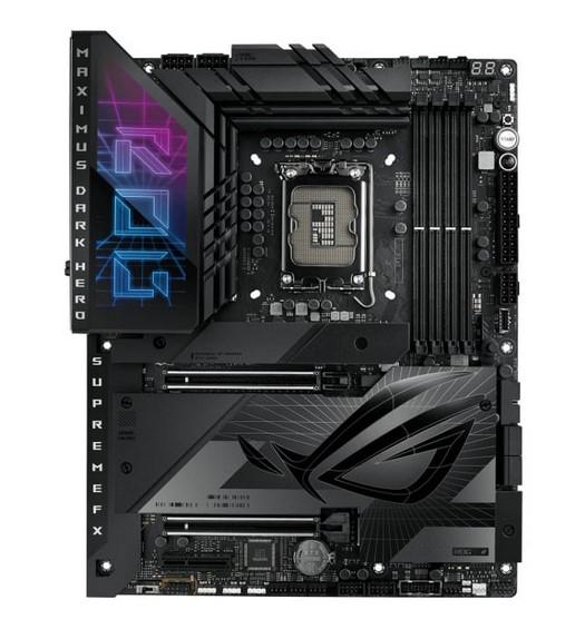 Дънна платка Asus ROG MAXIMUS Z790 DARK HERO, LGA1700, DDR5, PCI-E 5.0 (HDMI), 4x SATA 6Gb/s, 5x M.2, Wi-Fi 7, Bluetooth v5.4, 3x USB Type-C, ATX