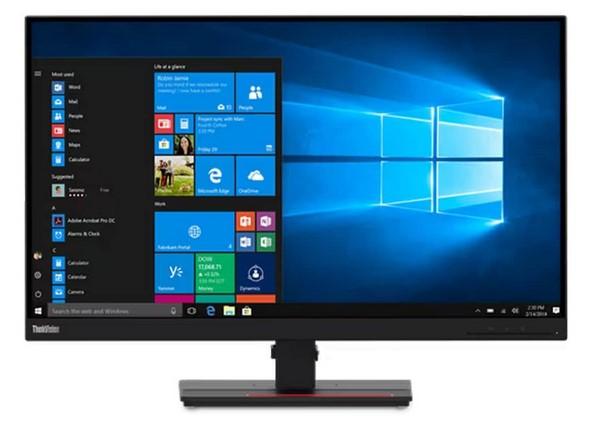 Монитор Lenovo ThinkVision T27q-20, 27" (68.58cm) IPS панел, 60Hz, QHD, 4ms, 350cd/m2, DisplayPort, HDMI, USB