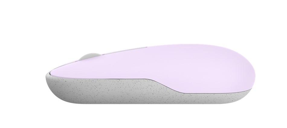 Мишка Asus Marshmallow MD100, оптична (1600 DPI), безжична, 3 бутона, Wireless, Bluetooth, PURPLE