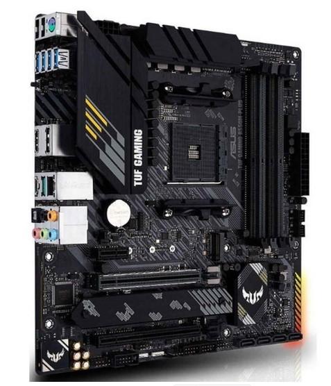 Дънна платка Asus TUF GAMING B550M-PLUS, AM4, B550, DDR4, 4x SATA 6Gb/s, 2x M.2, (CFX), HDMI, DPmATX