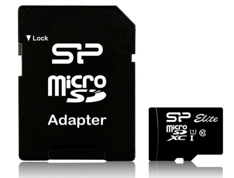 Карта памет Silicon Power Elite, 32GB, Micro SDHC/SDXC, UHS-I, SD Adapter