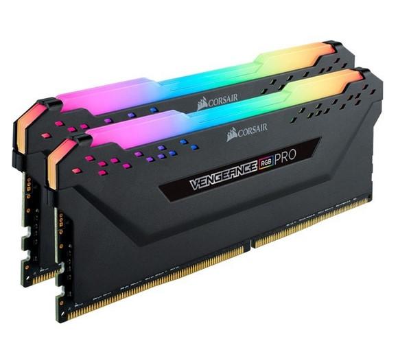 Памет Corsair Vengeance RGB PRO, 32GB (2x 16GB), DDR4 3600MHz, 1.35V