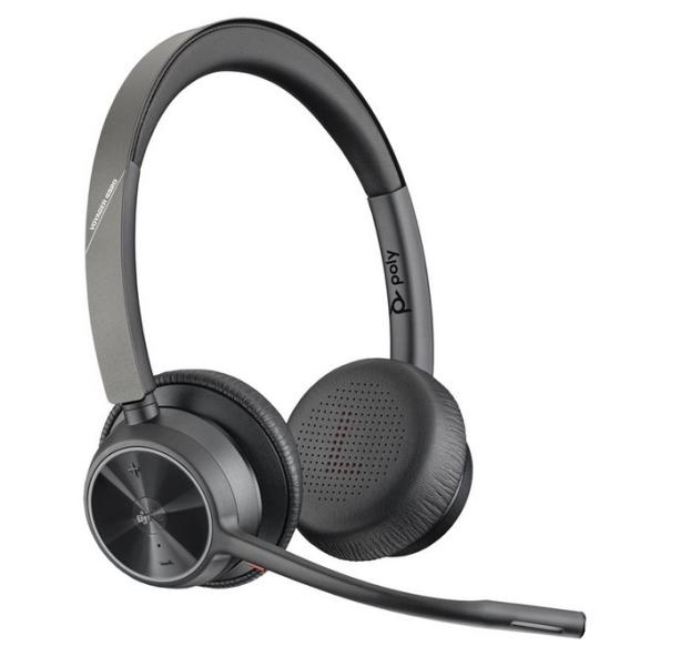 Слушалки HP Poly Voyager 4320 Microsoft Teams Certified USB-A Headset, Wireless, Bluetooth +BT700 dongle