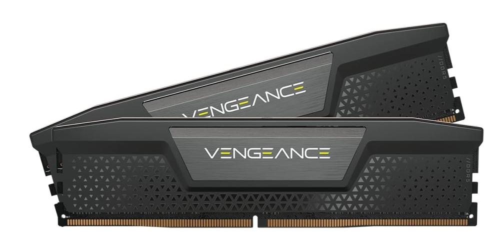 Памет CORSAIR VENGEANCE 32GB (2x16GB) DDR5 6000MHz, CL38-44-44-96, 1.35V, Std PMIC Intel XMP Memory, Black