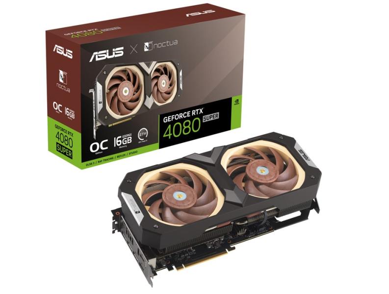 Видео карта  ASUS GeForce RTX 4080 SUPER 16GB GDDR6X Noctua OC, 256-bit, 2x HDMI, 3x DP