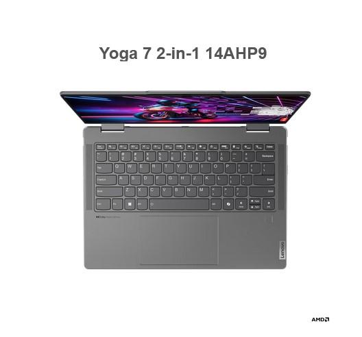 Лаптоп LENOVO Yoga 7 2-in-1 14AHP9, AMD Ryzen 7 8840HS 8C (3.3 / 5.1GHz, 16MB), OLED, Touchscreen, 16GB LPDDR5x, 1TB SSD, Windows 11 Home