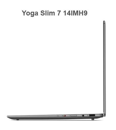 Лаптоп LENOVO Yoga Slim 7 14IMH9, Intel Core Ultra 7 155H 16C (Max Turbo up to 4.8GHz, 24MB), 14.0" (35.56 cm) WQXGA OLED, 32GB DDR5, 1TB PCIe, Windows 11 Home