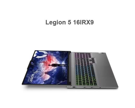 Лаптоп Lenovo Legion 5 16IRX9, 16.0" (40.64 cm), WQXGA, IPS, 240Hz, Intel Core i7-14650HX 16C (1.6/5.2GHz, 30M), NVIDIA RTX 4070 8GB GDDR6 DLSS 3, 32GB DDR5, 1TB SSD, Free DOS 