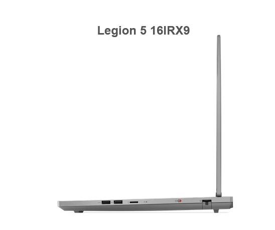 Лаптоп Lenovo Legion 5 16IRX9, 16.0" (40.64 cm), WQXGA, IPS, 240Hz, Intel Core i7-14650HX 16C (1.6/5.2GHz, 30M), NVIDIA RTX 4070 8GB GDDR6 DLSS 3, 32GB DDR5, 1TB SSD, Free DOS 