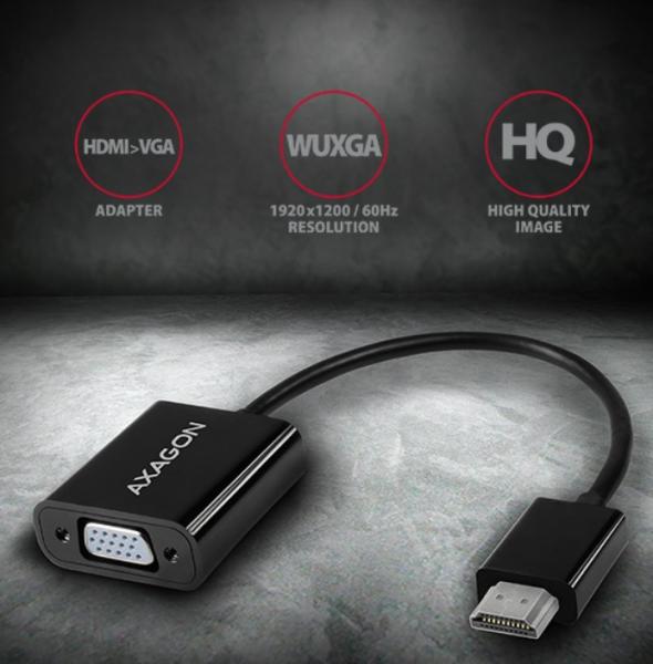 Адаптер AXAGON RVH-VGN, HDMI към VGA Reduction