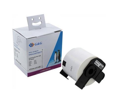 ЛЕНТА ЗА ЕТИКЕТНИ ПРИНТЕРИ BROTHER ТИП QL - SHIPPING LABEL - 62 mm x 100 mm x 300 - DK-11202 - P№ RL-BR-DK11202 - G&G