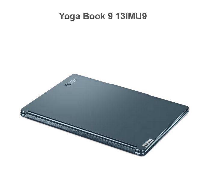 Лаптоп LENOVO YOGA Book 9, Intel Core Ultra 7 155U 12C (1.7 / 4.8 GHz, 12MB Cache) 13.3" (33.78 cm) 2.8k OLED Touchscreen, 32GB DDR5, 1TB PCIe 4.0, Windows 11 Pro