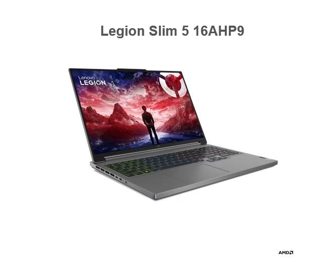  Лаптоп LENOVO  Legion Slim 5 16AHP9, 16.0", WQXGA, AMD Ryzen 7 8845HS 8C (3.8/5.1GHz, 16M), NVIDIA RTX 4060 8GB GDDR6 DLSS 3, 32GB DDR5, 1TB SSD, Free DOS