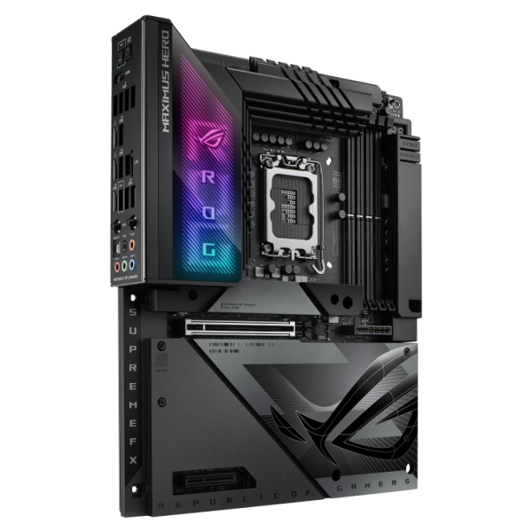 Дънна платка ASUS ROG MAXIMUS Z790 HERO BTF, LGA1700, 4x DDR5 5x M.2, 4x SATA, PCIe 5.0, 2x Thunderbolt, HDMI, ATX