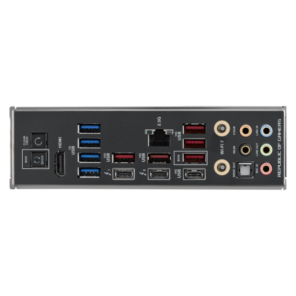 Дънна платка ASUS ROG MAXIMUS Z790 HERO BTF, LGA1700, 4x DDR5 5x M.2, 4x SATA, PCIe 5.0, 2x Thunderbolt, HDMI, ATX