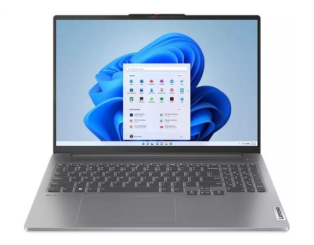 Лаптоп Lenovo IdeaPad Pro 5 16IRH8, Intel Core i5-13500H 12C (2.6/4.7GHz, 18MB Cache), 16" (40.64cm) WQXGA 120Hz IPS Anti-Glare, NVIDIA GF RTX 3050 6GB, (HDMI), 32GB LPDDR5, 1TB SSD NVMe, 1x Thunderbolt 4, Free DOS