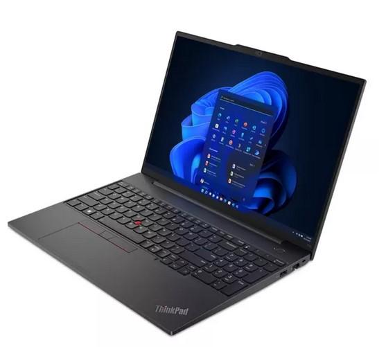 Лаптоп Lenovo ThinkPad E16 Gen 1, AMD Ryzen 5 7530U 6C (2.0/4.5GHz, 16MB Cache), 16" (40.64cm) WUXGA Anti-Glare, 24GB DDR4, 1TB SSD NVMe, 2x USB 3.2 Gen 1, 1x USB-C, Free DOS