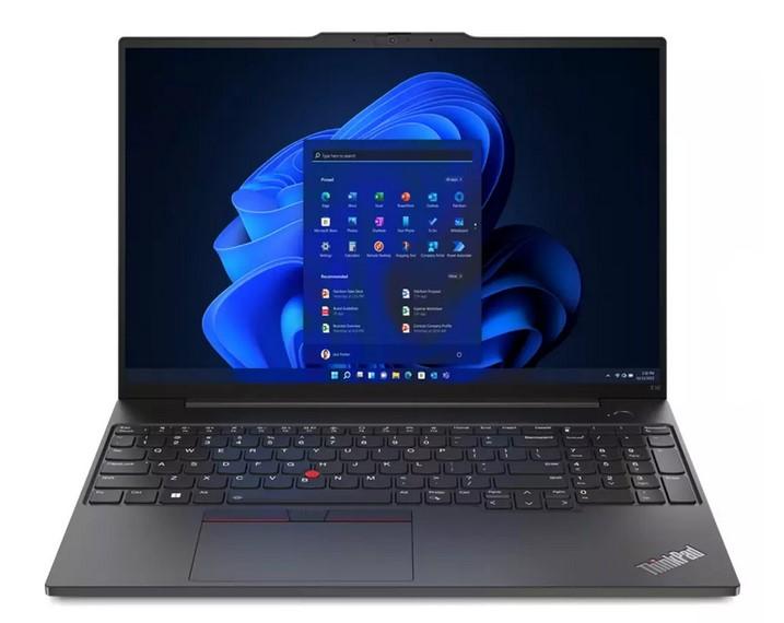 Лаптоп Lenovo ThinkPad E16 Gen 1, AMD Ryzen 5 7530U 6C (2.0/4.5GHz, 16MB Cache), 16" (40.64cm) WUXGA Anti-Glare, 24GB DDR4, 1TB SSD NVMe, 2x USB 3.2 Gen 1, 1x USB-C, Free DOS