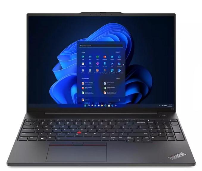 Лаптоп Lenovo ThinkPad E16 Gen 1, AMD Ryzen 5 7530U 6C (2.0/4.5GHz, 16MB Cache), 16" (40.64cm) WUXGA Anti-Glare, 16GB DDR4, 512GB SSD NVMe, 2x USB 3.2 Gen 1, 1x USB-C, Free DOS