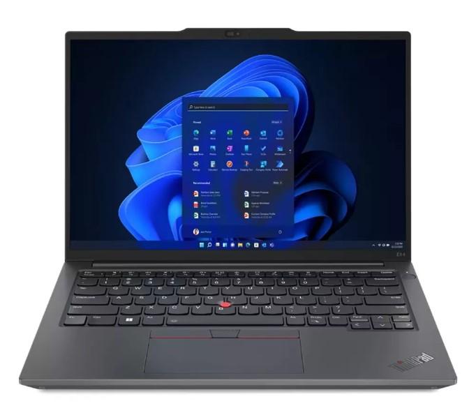 Лаптоп Lenovo ThinkPad E14 Gen 5, Intel Core i7-1355U 10C (1.7/5.0GHz, 12MB Cache),14" (35.56cm) WUXGA Anti-Glare, 24GB DDR4, 1TB SSD NVMe, 1x USB 3.2 Gen 2, Windows 11 Pro