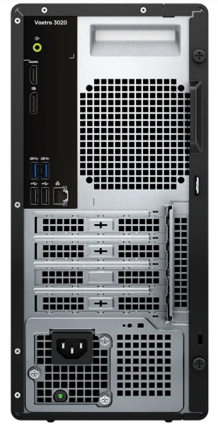 Настолен компютър Dell Vostro 3020 MT, Intel Core i5-13400 10C, (2.5/4.6GHz, 12MB cache), 8GB (1x8GB) DDR4, 512GB M.2 SSD, Intel UHD Graphics, WiFi, BT, BG KBD+Mouse, Ubuntu