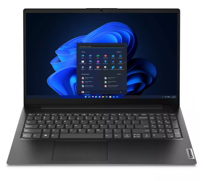 Лаптоп Lenovo V15 G4 AMN, AMD Ryzen 5 7520U 4C (2.8/4.3GHz, 4MB cache) 15.6" (39.62cm) Full HD Anti-Glare, 8GB LPDDR5, 512GB SSD NVMe, 2x USB 3.2 Gen 1, Free DOS
