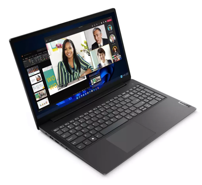 Лаптоп Lenovo V15 G4 AMN, AMD Ryzen 5 7520U 4C (2.8/4.3GHz, 4MB cache) 15.6" (39.62cm) Full HD Anti-Glare, 8GB LPDDR5, 512GB SSD NVMe, 2x USB 3.2 Gen 1, Free DOS