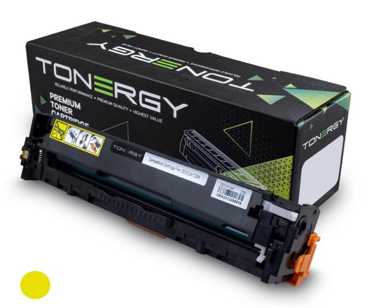 Tonergy съвместима Тонер Касета Compatible Toner Cartridge HP 128A CE322A Yellow, Standard Capacity 1.3k