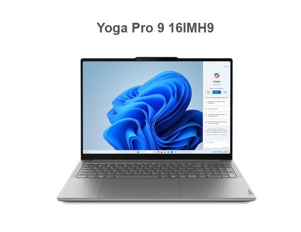 Лаптоп Lenovo Yoga Pro 9 16IMH9, 16.0", 3.2K, Intel Core Ultra 9 185H 16C (3.8/5.1GHz, 24M), NVIDIA RTX 4060 8GB GDDR6 DLSS 3, 32GB LPDDR5x, 1TB SSD, Windows 11 Home