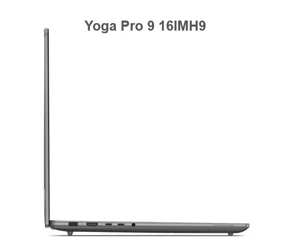 Лаптоп Lenovo Yoga Pro 9 16IMH9, 16.0", 3.2K, Intel Core Ultra 9 185H 16C (3.8/5.1GHz, 24M), NVIDIA RTX 4060 8GB GDDR6 DLSS 3, 32GB LPDDR5x, 1TB SSD, Windows 11 Home