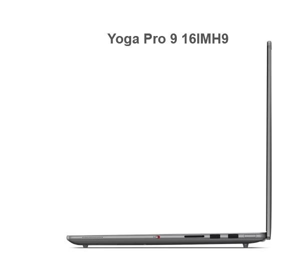 Лаптоп Lenovo Yoga Pro 9 16IMH9, 16.0", 3.2K, Intel Core Ultra 9 185H 16C (3.8/5.1GHz, 24M), NVIDIA RTX 4060 8GB GDDR6 DLSS 3, 32GB LPDDR5x, 1TB SSD, Windows 11 Home