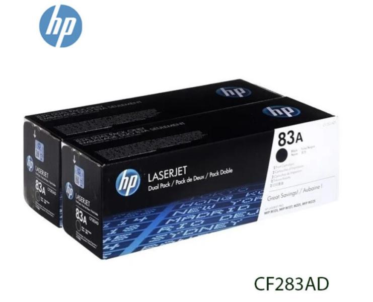 Консуматив HP 83A 2-pack Black Original LaserJet Toner Cartridge - 2x 1 500k.