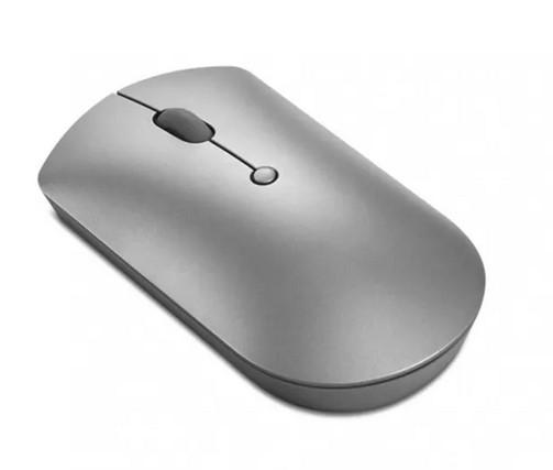 Мишка Lenovo 600 Bluetooth Silent Mouse, оптична (2400 dpi), сребриста