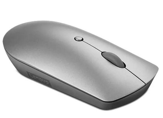 Мишка Lenovo 600 Bluetooth Silent Mouse, оптична (2400 dpi), сребриста