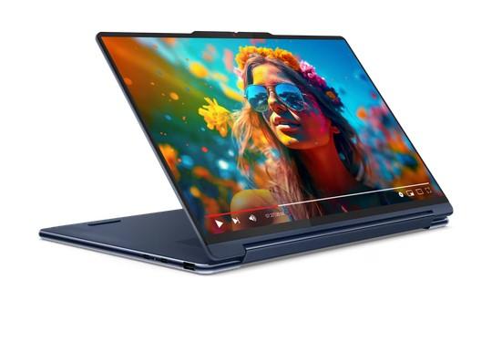 Лаптоп Lenovo Yoga 9 2-in-1 14IMH9, 14.0" (35.56 cm), 2.8K, Touchscreen, Intel Core Ultra 7 155H 16C (1.4/4.8GHz, 24M cache), Intel Arc 8 Core, 32GB, 1TB SSD, Windows 11 Home